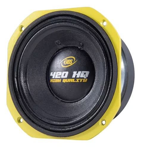 Woofer Eros E 420 Hq 8 Polegadas 420w Rms 8 Ohms Medio Grave Frete grátis