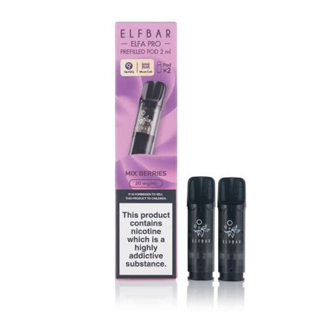 Mix Berries ELFA Pro Pods Electric Tobacconist UK