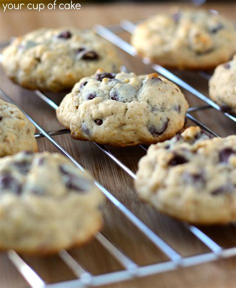 Banana Chocolate Chip Oatmeal Cookies Your Cup Of Cake