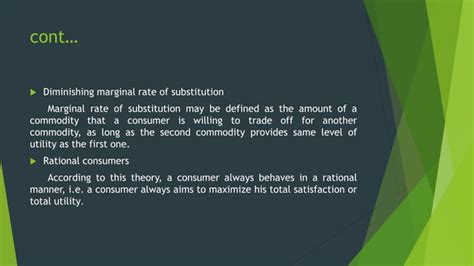 Indifference Curve Ppt