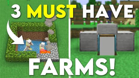 3 EASY Starter Farms For Beginners In Minecraft Bedrock 1 21 Iron