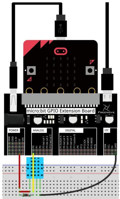 A Sensor De Temperatura Y Humedad Dht Guia De Trabajo Para Micro Bit