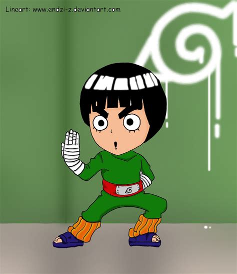 Rock Lee Chibi By Ruby The Ninja On Deviantart