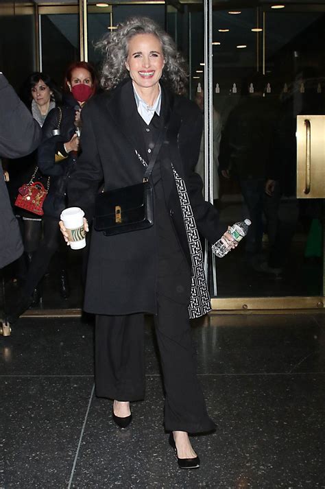 Andie MacDowell - NBC's "Today" Show in New York 01/10/2023 • CelebMafia