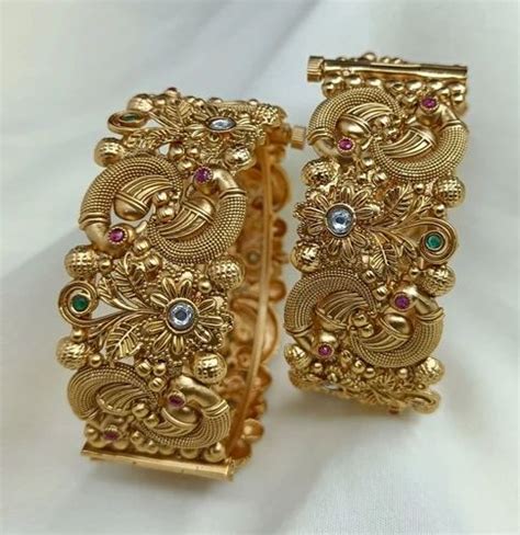 Golden Brass Gold Plated Bangle Set At Rs 795 Set In Mumbai ID