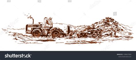 Dump Landfill Hand Drawn Sketch Stock Vector (Royalty Free) 1298637826 | Shutterstock