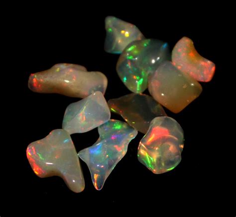 Crt Natural Ethiopian Freeform Welo Opal Carvin Lot