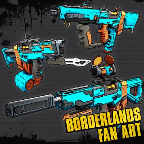 Borderlands DAHL SMG (FAN ART) by Ben17