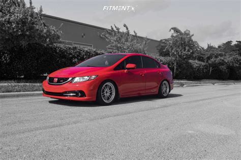 Honda Civic Si With X Enkei Rpf And Nitto X On Coilovers