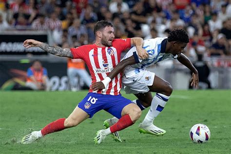 Atlético de Madrid Real Sociedad Terminar bien antes del parón