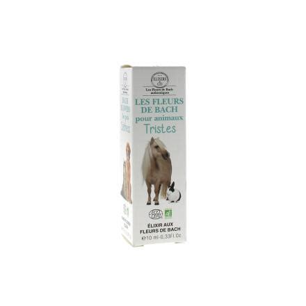 Elixirs Co Les Fleurs De Bach Spray Pour Animaux Tristes Flacon Ml