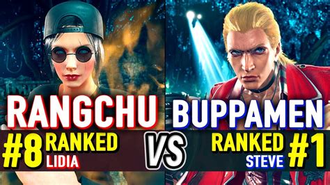 T Rangchu Ranked Lidia Vs Buppamen Ranked Steve Tekken