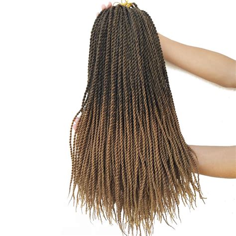 Buy 18 Inch 8packs Senegalese Twist Hair Crochet Braids 30standspack