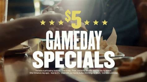 Buffalo Wild Wings 5 Gameday Specials Tv Commercial High Five