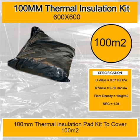 100mm Thick Thermal Insulation Bag Kit For Suspended Ceilings