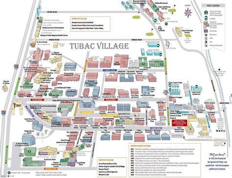 Tubac Village layout map | County Supervisors Association of Arizona