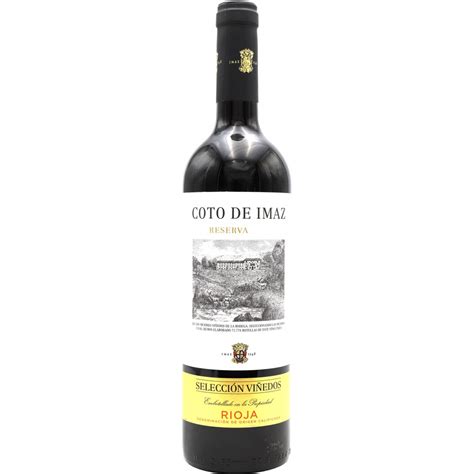 Vino Coto De Imaz Reserva 2016 13 5 75cl