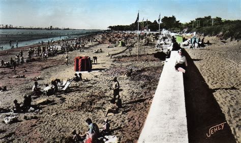 Saint Brevin Les Pins La Plage Carte Postale Ancienne Et Vue D Hier