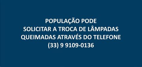 População pode solicitar troca de lâmpadas queimadas de forma rápida e