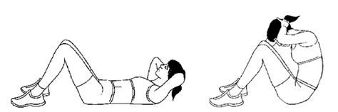 ГТО - Поднимание туловища из положения лежа на спине.