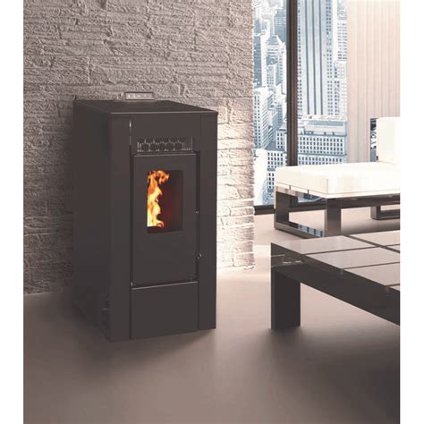 Poêle à granulés LINA étanche 8 Kw INTERSTOVES modèle MOD8EL