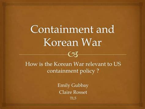 PPT - Containment and Korean War PowerPoint Presentation, free download ...