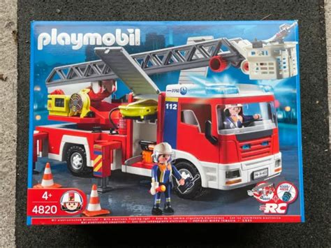 Playmobil Camion De Pompiers La Grande Chelle Eur Picclick Fr