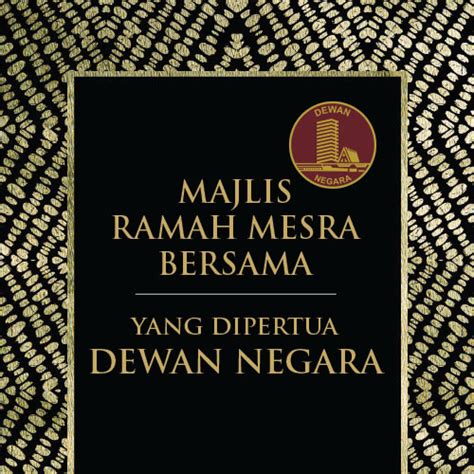 Majlis Ramah Mesra Bersama Yang Dipertua Dewan Negara