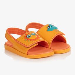 Mini Melissa - Pink Rainbow & Unicorn Jelly Sandals | Childrensalon