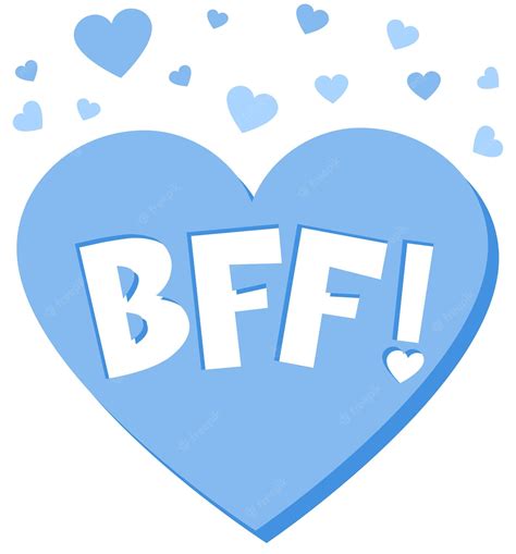 230 Bff Heart Illustrations Royalty Free Vector Graphics Clip