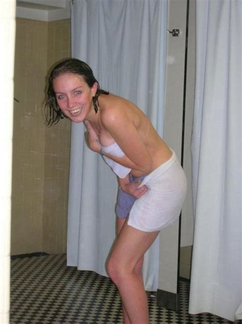 Just A Bath Towel And Wash Cloth Porn Pic