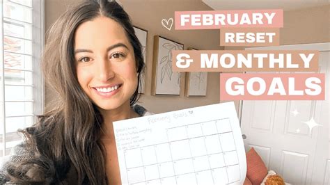 Monthly Goals February Reset Introducing My February Challenge