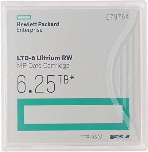 Hp C7976a Lto 6 Ultrium 25625 Tb Mp Rw Data Cartridge