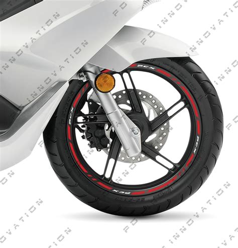 Honda PCX Wheel Rim Stripes With Logos Moto Discovery