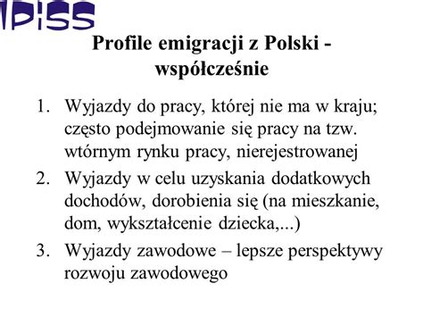 Emigracja Zarobkowa Z Polski Przyczyny I Skutki Ppt Pobierz