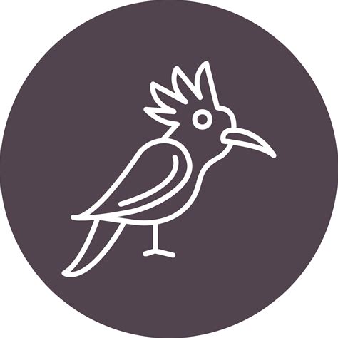 Hoopoe Bird Icon 20889723 Vector Art at Vecteezy