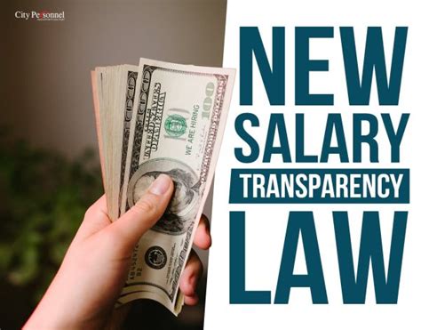 New Salary Transparency Law City Personnel