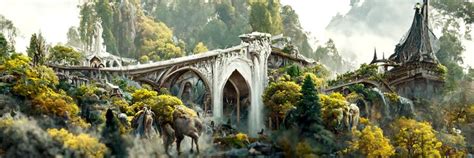 Artstation Rivendell From Lord Of The Rings Lotr Elves Lord Of The