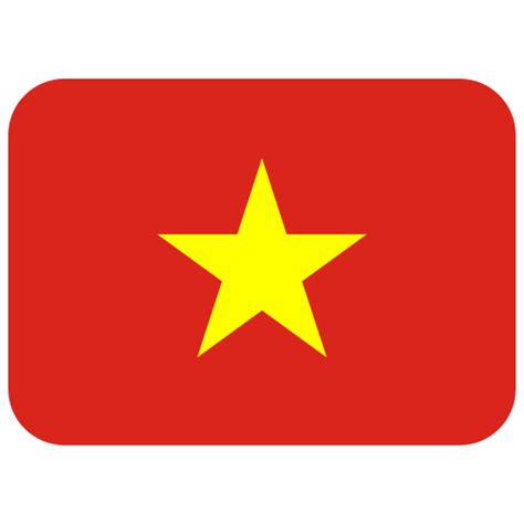 Vietnam Flag. Emoji