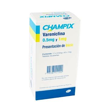 Champix Vareniclina Mg Pfizer Caja X Tabletas