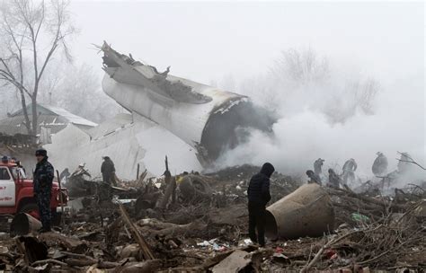 Turkish Cargo Plane Crashes Into Village in Kyrgyzstan, Killing Dozens ...