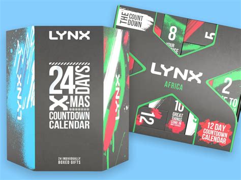 Lynx Advent Calendars 2021 - 24 Day & 12 Day Countdown For Men