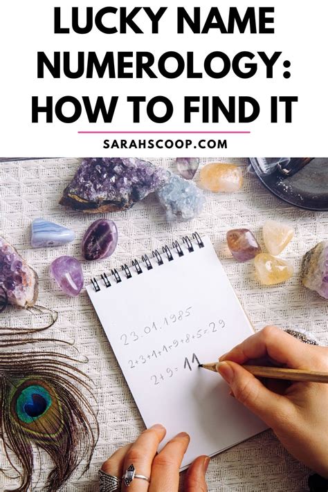 Lucky Name Numerology How To Find It Sarah Scoop