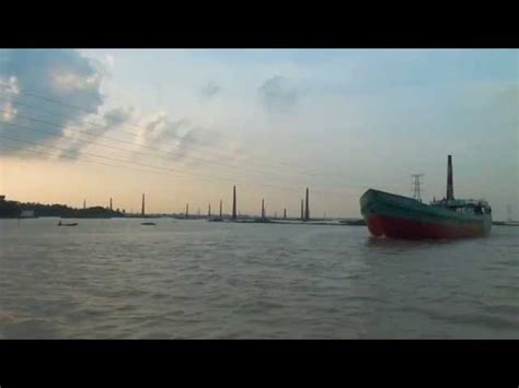 Pollution Buriganga River Near The City Of Dhaka Hotspot Before And After