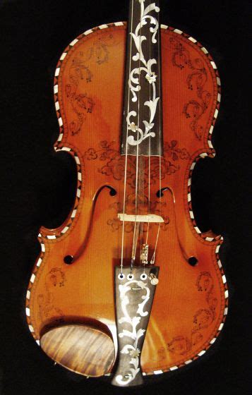 Hardanger Fiddle Detail Made By Ron Poast Arlington Virginia 2003