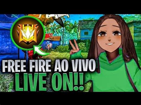 FREE FIRE AO VIVO VEM JOGAR RANQUEADA COMIGO CALÇA ANGELICAL