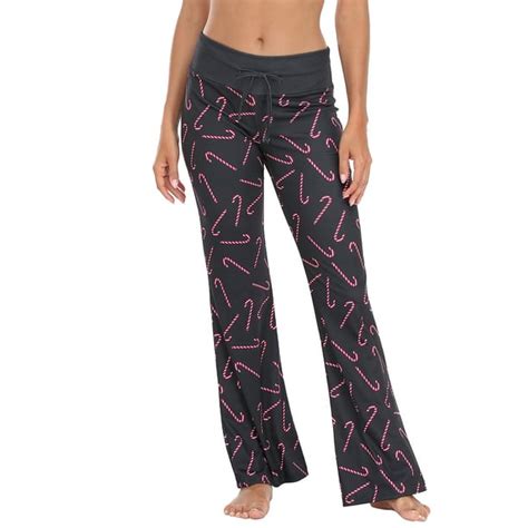 Hde Womens Pajama Pants Wide Leg Sleepwear Casual Loose Lounge Pant Pj