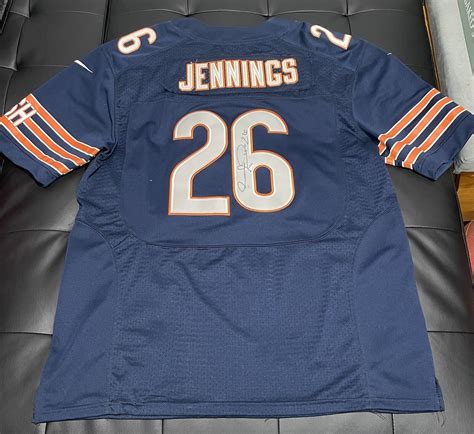 Rare Tim Jennings Chicago Bears Authentic Nike Autograph Jersey Ebay