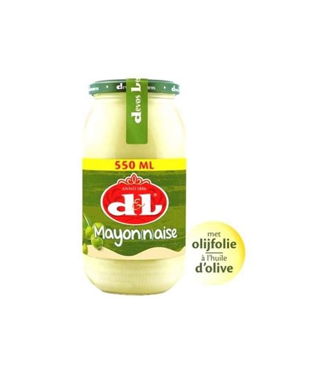 Devos Lemmens Mayonnaise Huile Olive 550 Ml CHOCKIES