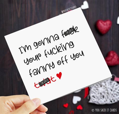 I M Gonna Fuck Your Fucking Fanny Off You Twat Rude Etsy UK